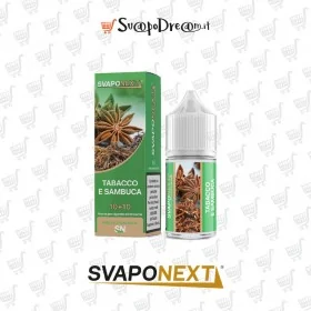 SVAPONEXT - Aroma Mini Shot 10ml Starter Flavour TABACCO E SAMBUCA