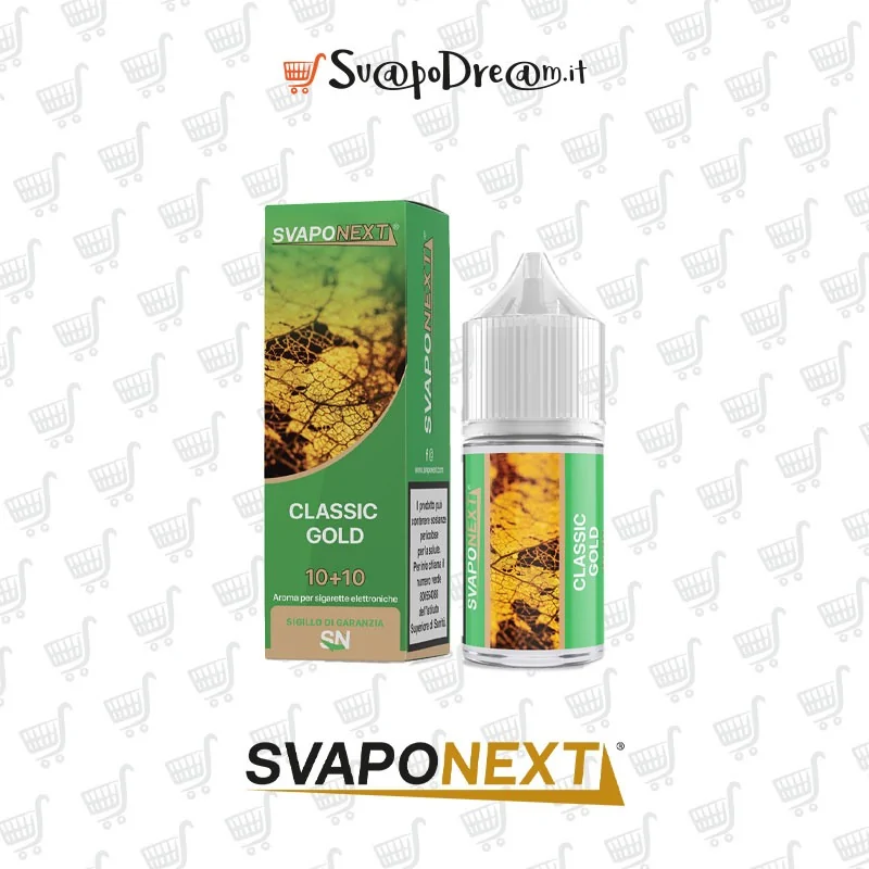 SVAPONEXT - Aroma Mini Shot 10ml Starter Flavour CLASSIC GOLD