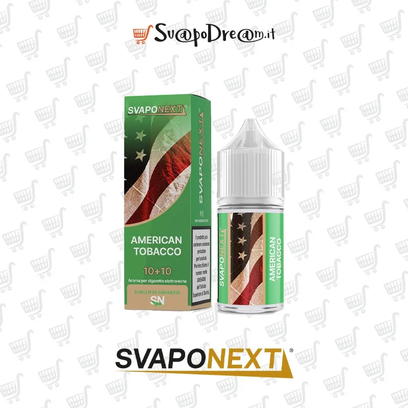 SVAPONEXT - Aroma Mini Shot 10ml Starter Flavour AMERICAN TOBACCO