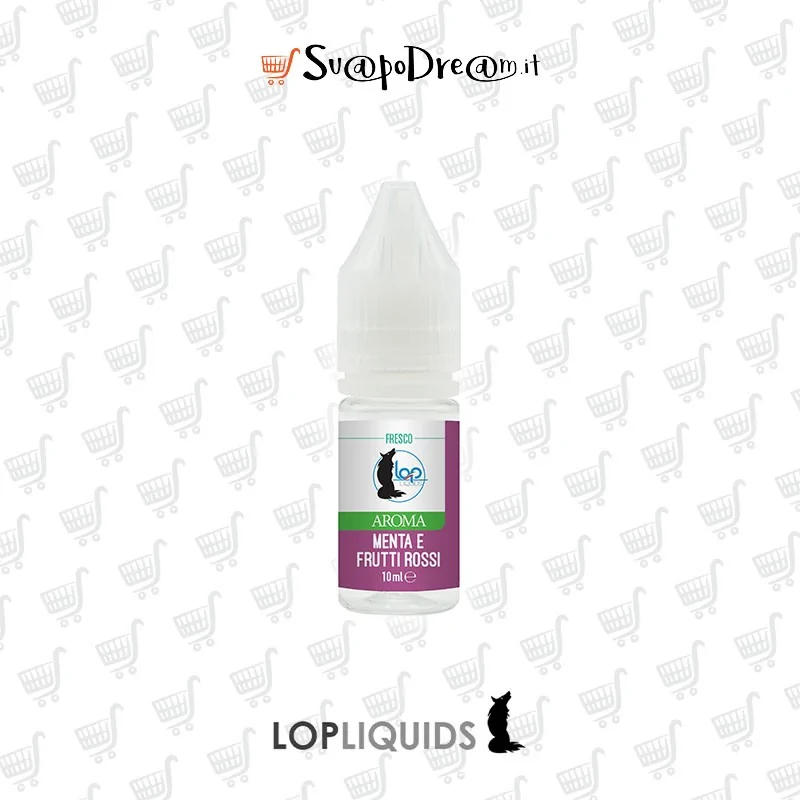 LOP - Aroma Concentrato 10ml MENTA E FRUTTI ROSSI