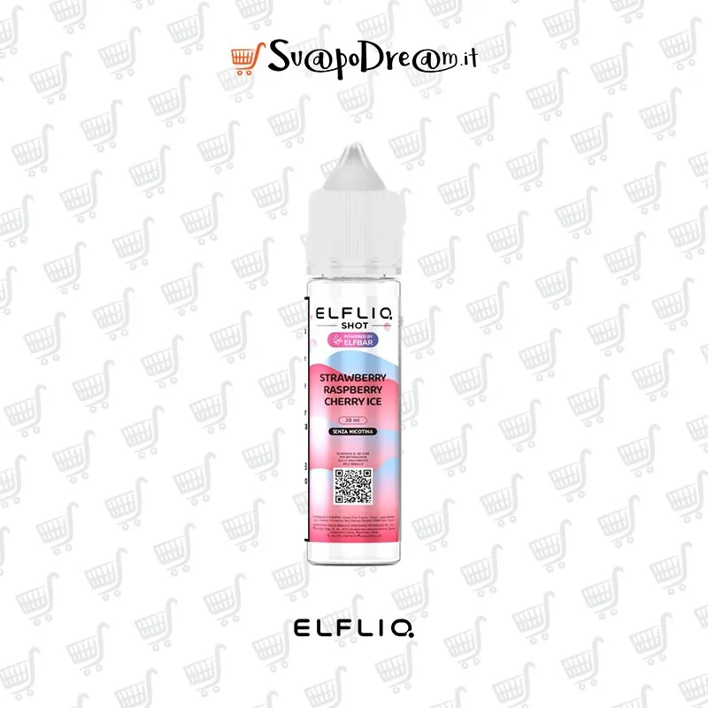 ELFLIQ - Liquido Mix&Vape 20ml STRAWBERRY RASPBERRY CHERRY ICE