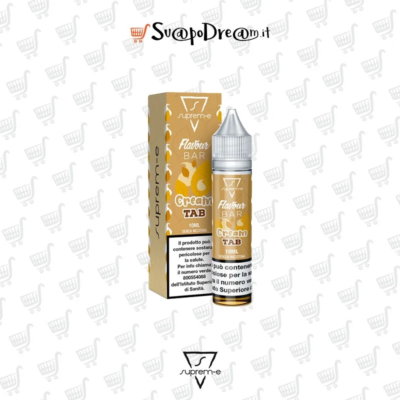 SUPREM-E - Liquido Mix&Vape 10ml Flavour Bar CREAM TAB