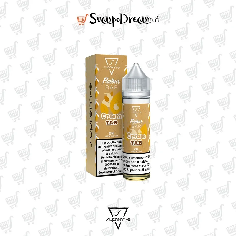 SUPREM-E - Liquido Mix&Vape 20ml Flavour Bar CREAM TAB