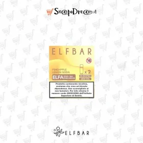 ELFBAR ELFA - Cartuccia Pod Precaricata PINEAPPLE LEMON SODA 2pz