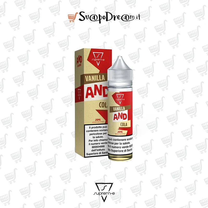 SUPREM-E - Liquido Mix&Vape 20ml VANILLA AND COLA