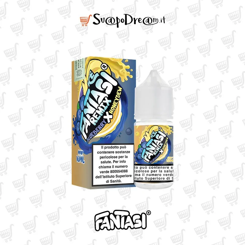 FANTASI VAPE REMIX - Aroma Mini Shot 10ml BLUEBERRY X HONEYDEW ICE