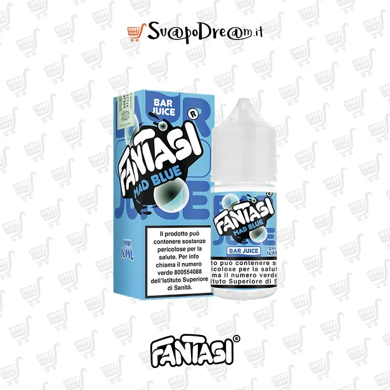 FANTASI VAPE BAR JUICE - Aroma Mini Shot 10ml MAD BLUE