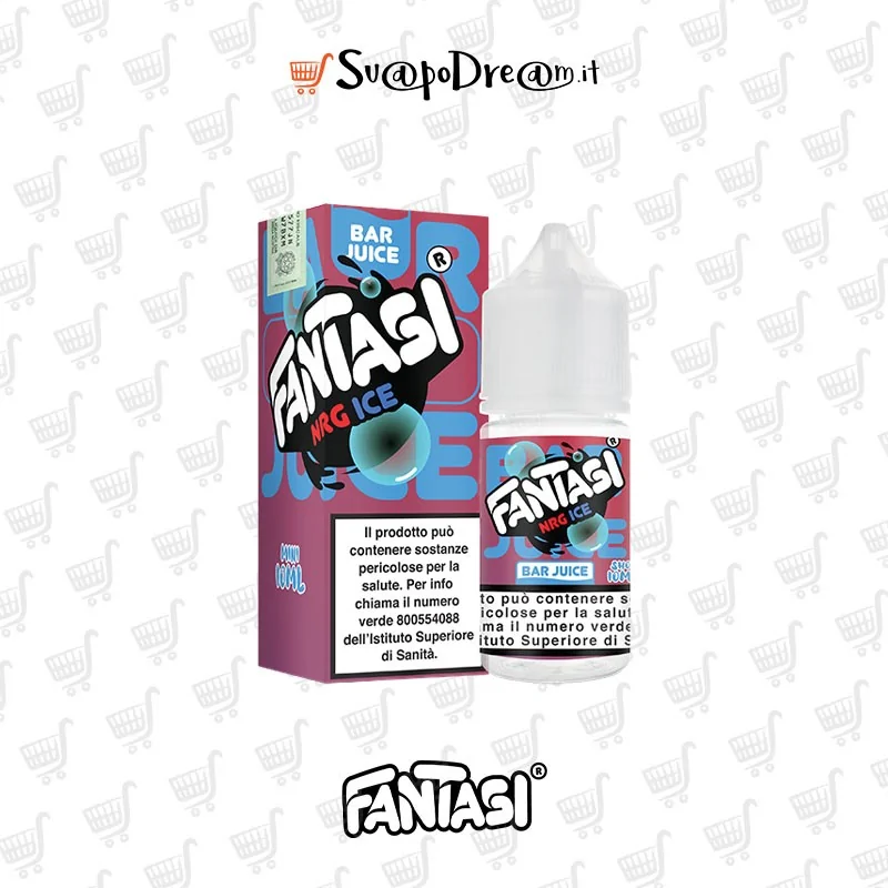 FANTASI VAPE BAR JUICE - Aroma Mini Shot 10ml NRG ICE