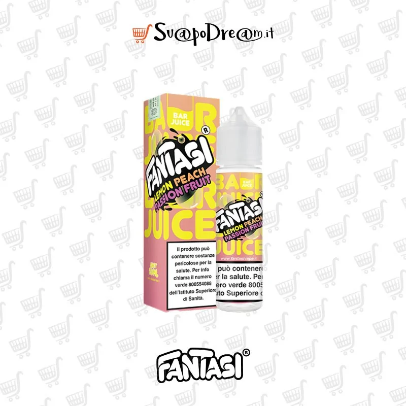 FANTASI VAPE BAR JUICE - Aroma Shot 20ml LEMON PEACH PASSION FRUIT